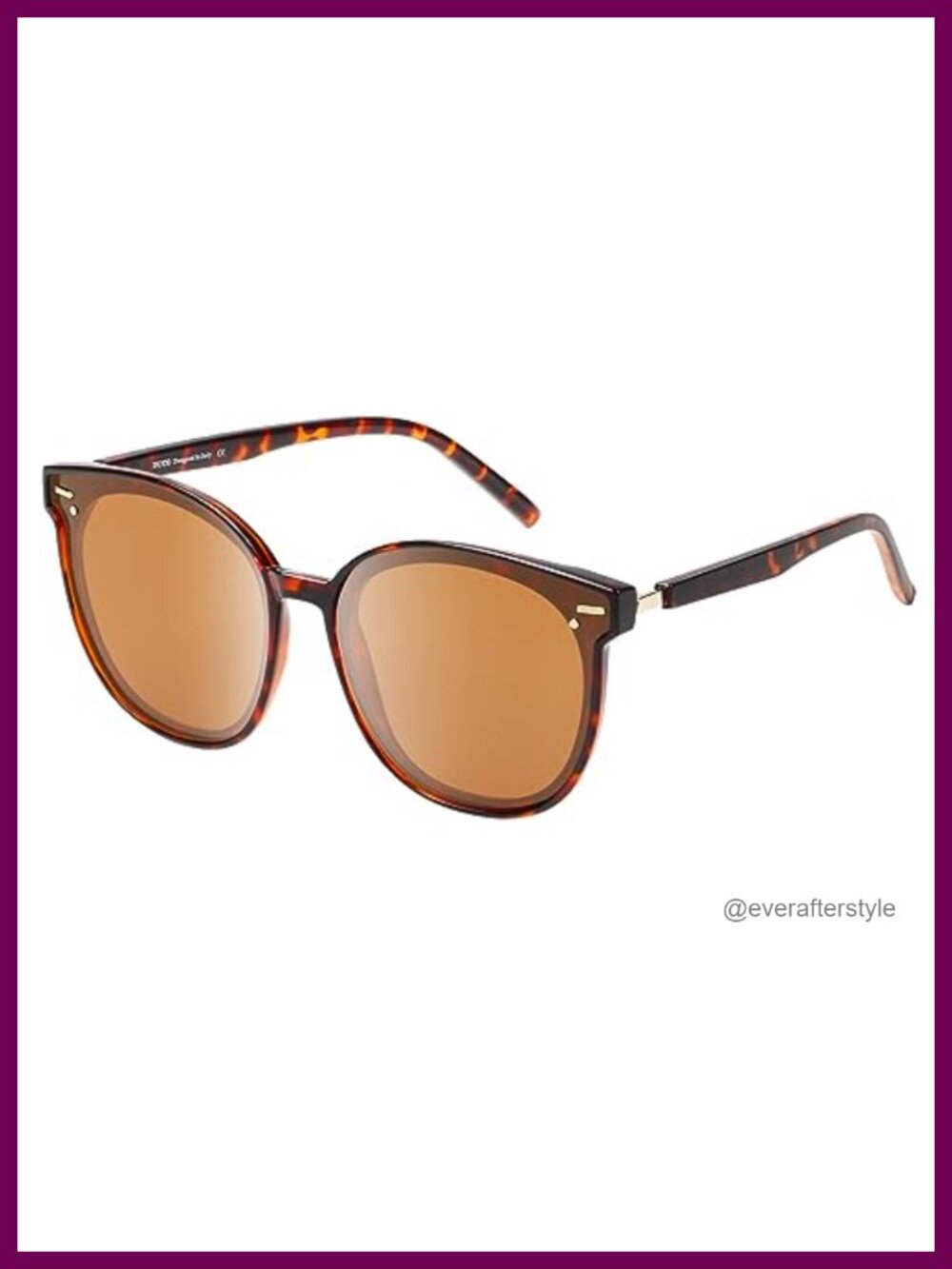 Oversized Retro Round Polarized Sunglasses UV Protection Driving Shades